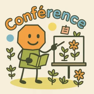 Bouton Conférence société d'horticulture des Deux-Sèvres 79