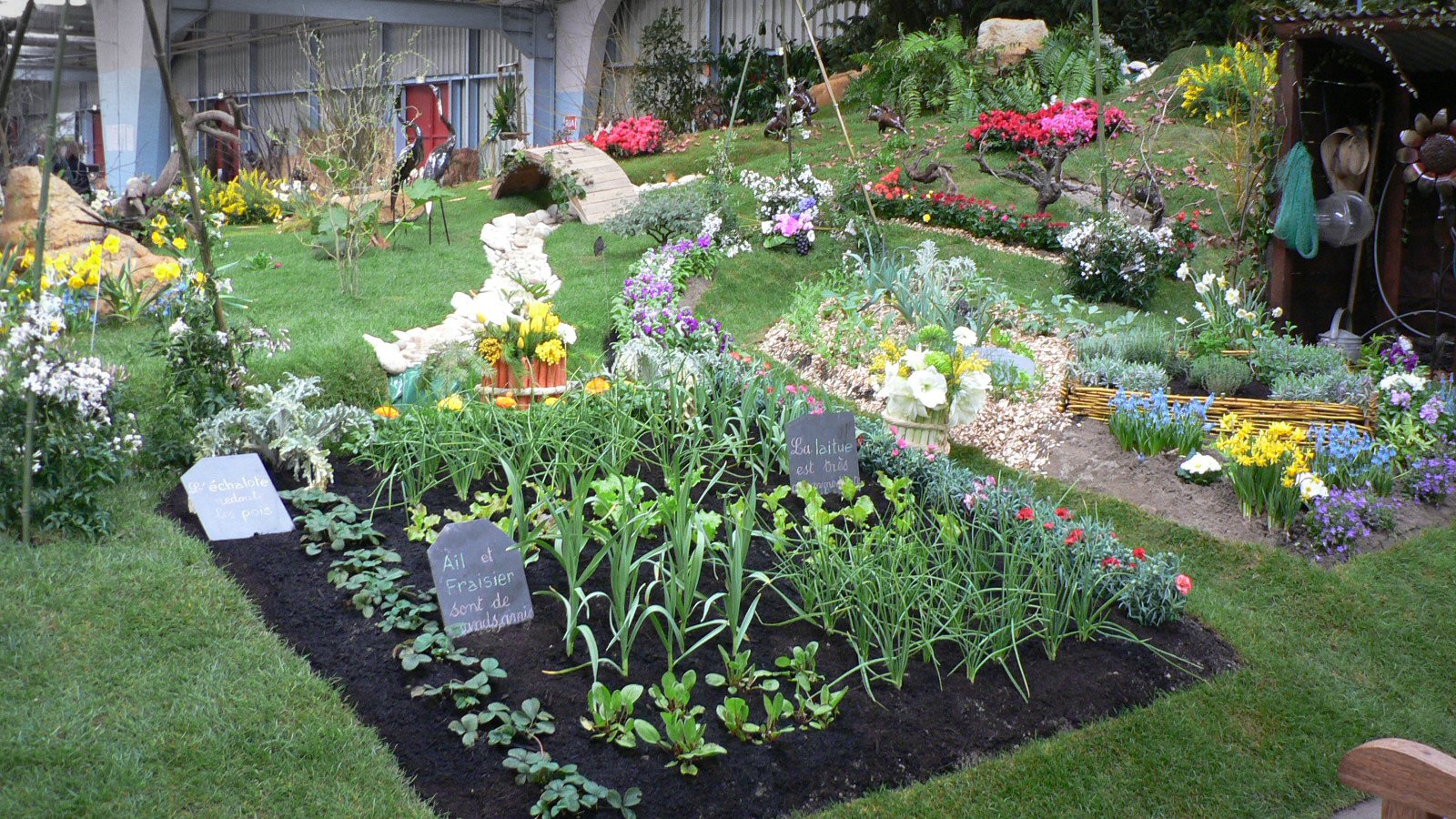 un carre de légumes
