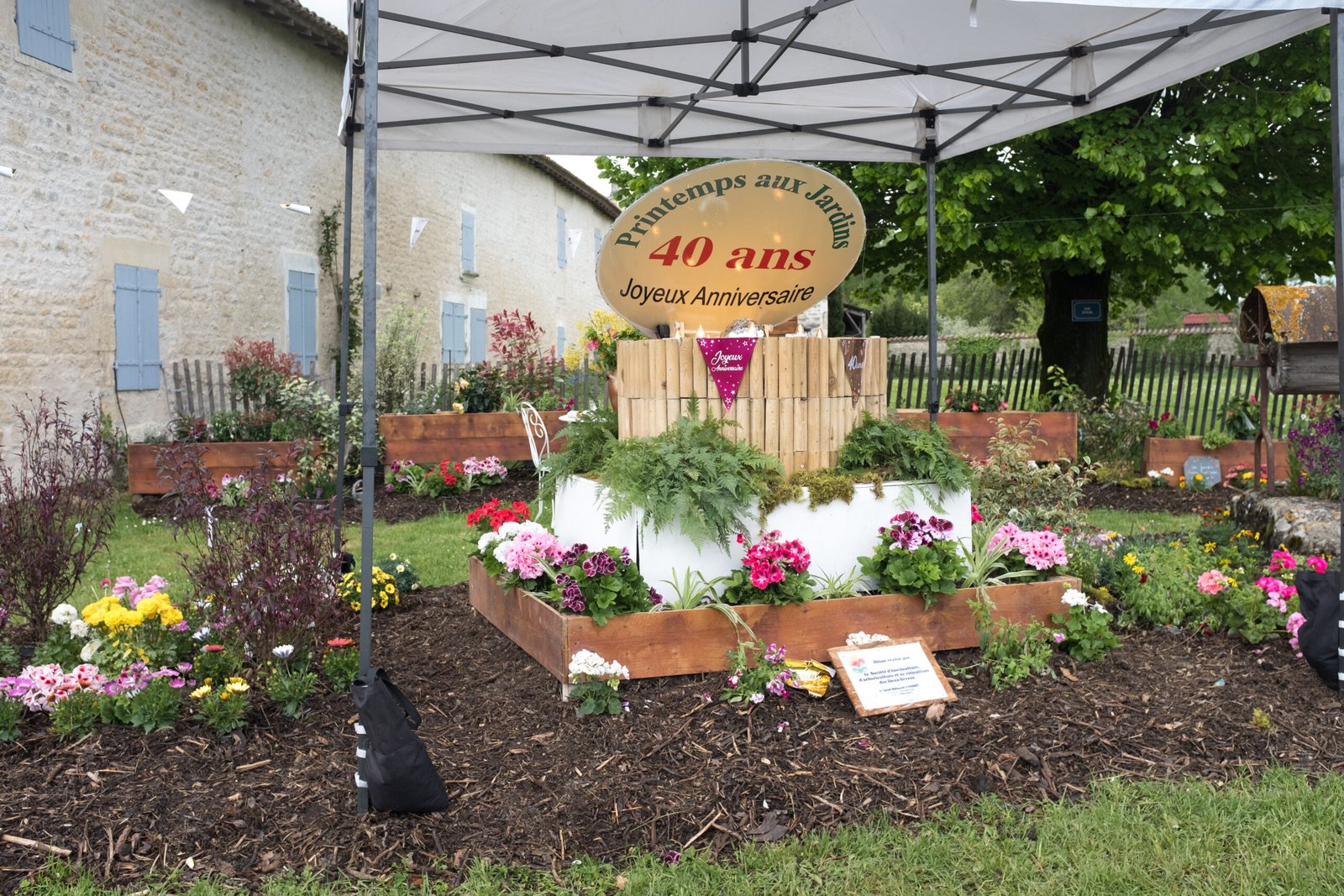 le gateau d'anniversaire des 40ans